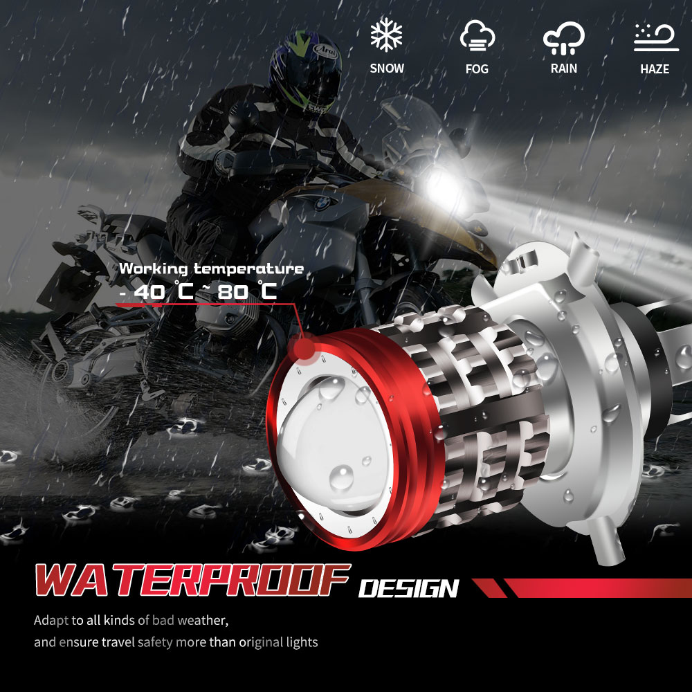 Universal Motorcycle Led Headlight Projector - ユニバーサルモーターサイクルヘッドランプ,エンジェルアイ,ハイ,ロービーム,ホワイト,イエロー,バティック,h6,12-80v