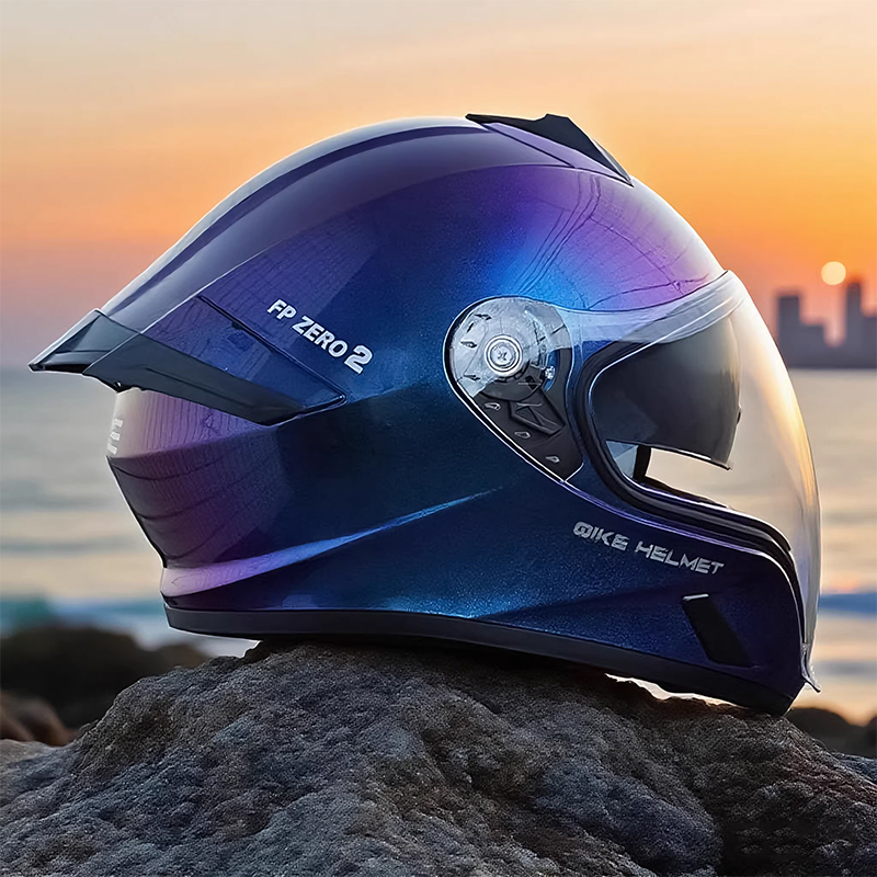 Quick Release Buckle Motorcycle Helmet - 大人用フルフェイスオートバイヘルメットモジュラーデュアルサンシェード抗紫外線クイックリリースバックルクラッシュヘルメット3C DOT認定