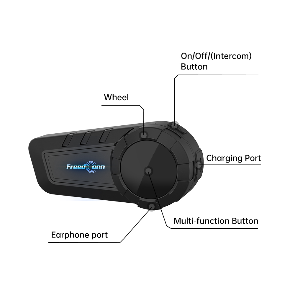 Motorcycle Helmets - FreedConn KY PRO バイク用ヘルメット Bluetooth インターコムヘッドセット