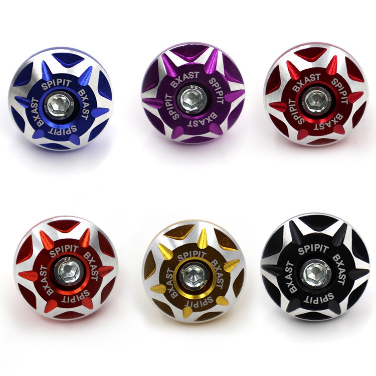 Scooter Parts - ユニバーサルCNC 6MM装飾合金ナンバープレートネジ NIU yeade zuma ホンダ電動スクーターバイク改造パーツ用