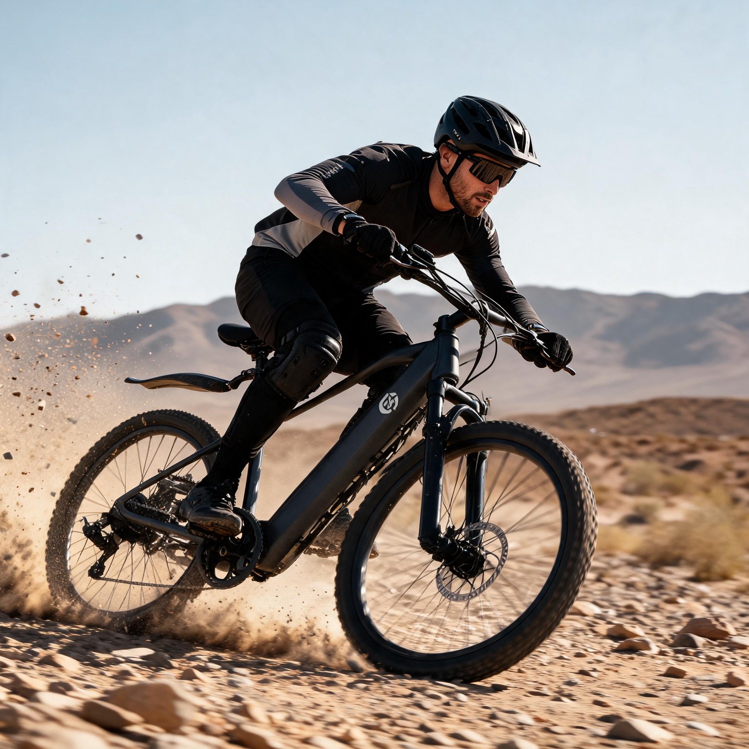 Riding Gear - デイリーアーバン通勤用26インチオフロード電動自転車500Wブラシレスモーター最大70KM長距離走行最高速度20MPH 30 ° クライミング能力、ペダルアシストモード、7速ギア、フルショックフレーム搭載、アウトドアクロスカントリーライディング対応、すぐに乗れる状態