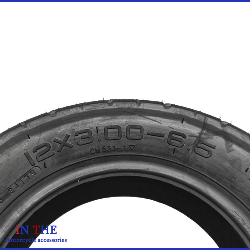 12インチ 12x3.00-6.5 チューブレスファットタイ - Scooter Parts のレビューと価格