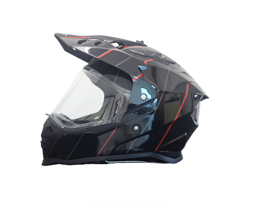 新型プレミアムABSモジュラーレーシングバイクヘルメット メ - Dual Visor Motorcycle Racing Helmet のレビューと価格