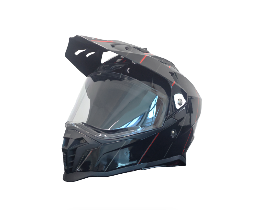 新型プレミアムABSモジュラーレーシングバイクヘルメット メ - Dual Visor Motorcycle Racing Helmet のレビューと価格