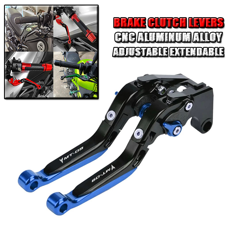 ヤマハ MT-09 MT09 MT mt 09 2014-2 - Cnc Aluminum Adjustable Brake Clutch Levers のレビューと価格