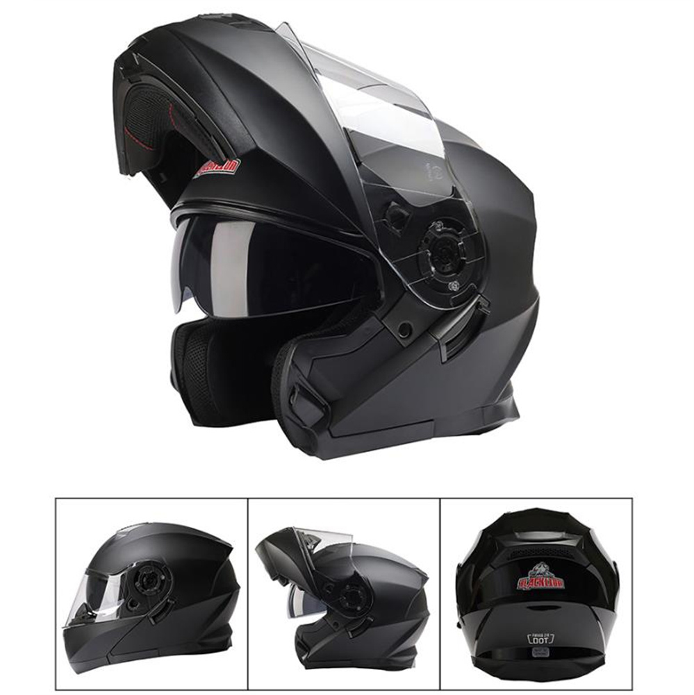 フルフェイス ADV オートバイデュアルバイザーレンズフリッ - Dual Visor Motorcycle Racing Helmet のレビューと価格