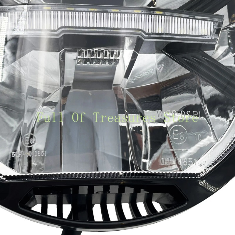 CE認証取得済みE8スタンプ付き汎用バイク用モダンレトロスタ - Universal Motorcycle Led Headlight Projector のレビューと価格