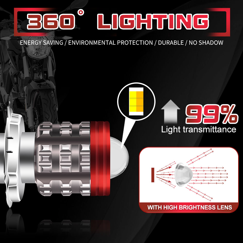 ユニバーサルモーターサイクルヘッドランプ,エンジェルアイ,ハ - Universal Motorcycle Led Headlight Projector のレビューと価格