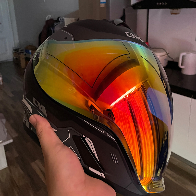 大人用フルフェイスオートバイヘルメットモジュラーデュアルサン - Quick Release Buckle Motorcycle Helmet のレビューと価格
