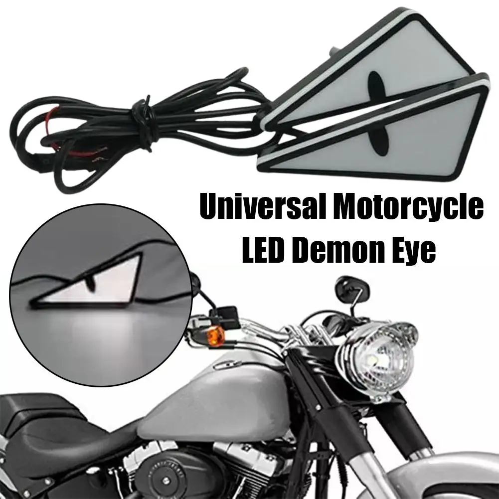ユニバーサルオートバイLEDデーモンアイライト防水デビルミニ - Universal Motorcycle Led Headlight Projector のレビューと価格