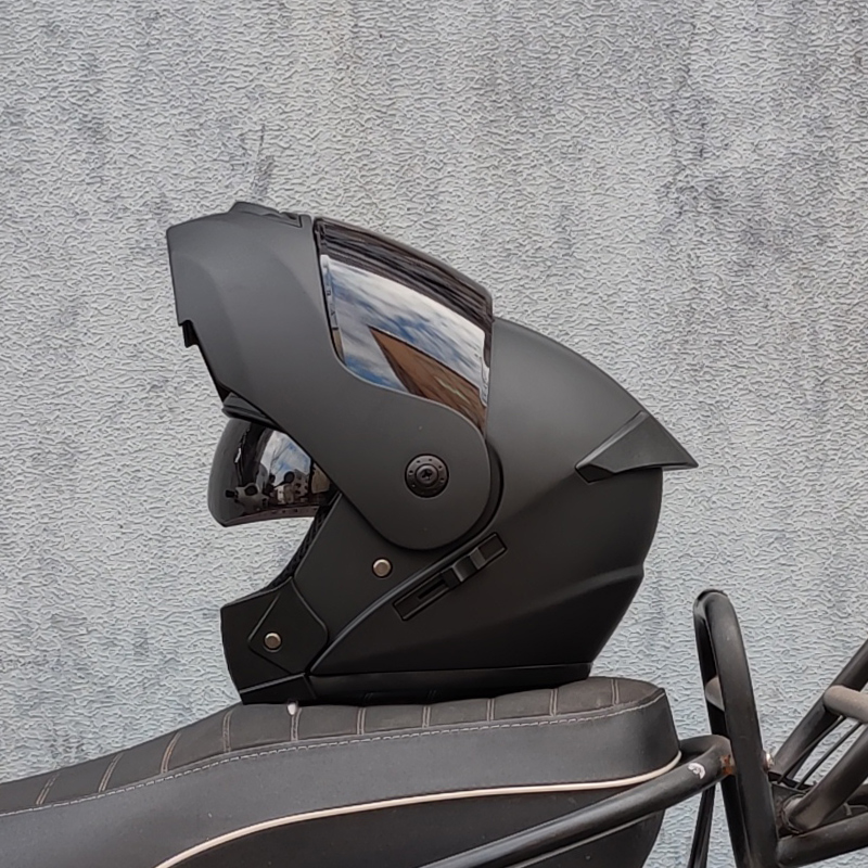ORZ 最新 DOT 承認安全モジュラーフリップオートバイヘ - Dual Visor Motorcycle Racing Helmet のレビューと価格