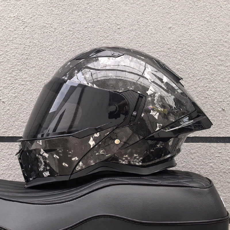 ユニセックス大人用モジュラーフリップアップフルフェイスバイク - Modular Flip Up Motorcycle Helmet Dot Approved のレビューと価格