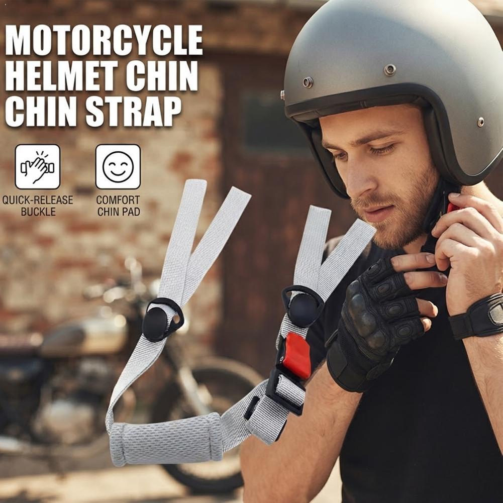 ユニバーサルバイクヘルメット用チンストラップ、クイックリリー - Quick Release Buckle Motorcycle Helmet のレビューと価格