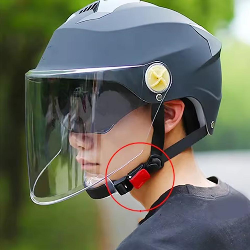 ユニバーサルバイクヘルメット用チンストラップ、クイックリリー - Quick Release Buckle Motorcycle Helmet のレビューと価格
