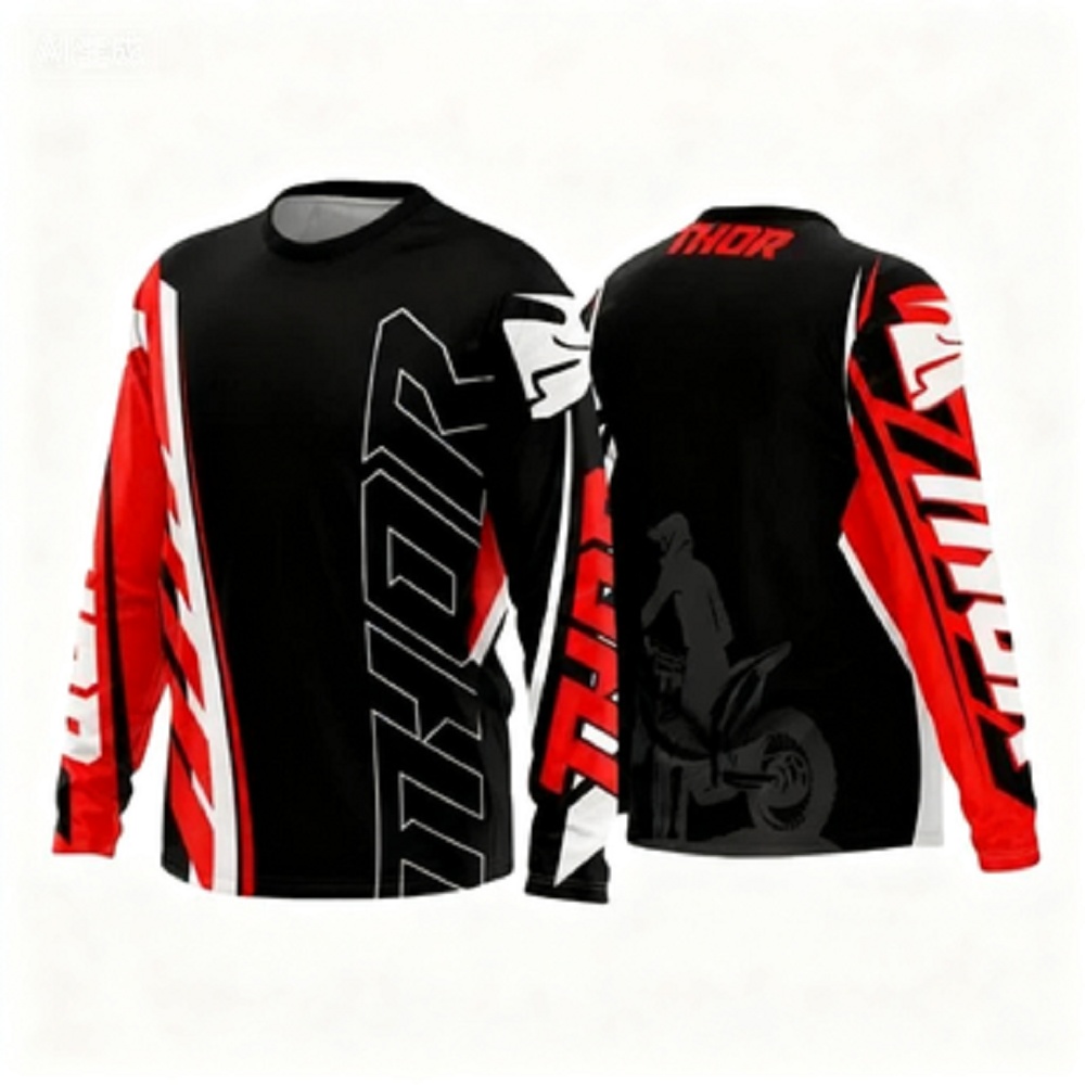 プロ仕様の長袖ライディングトップ、屋外オフロードレース用、通 - Riding Gear のレビューと価格